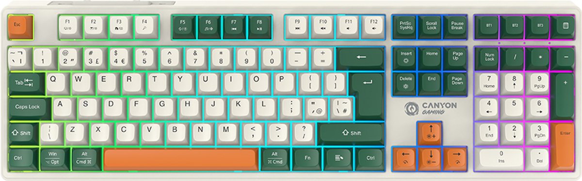 Canyon Shadder - Gaming Toetsenbord - Mechanisch - RGB - Draadloos