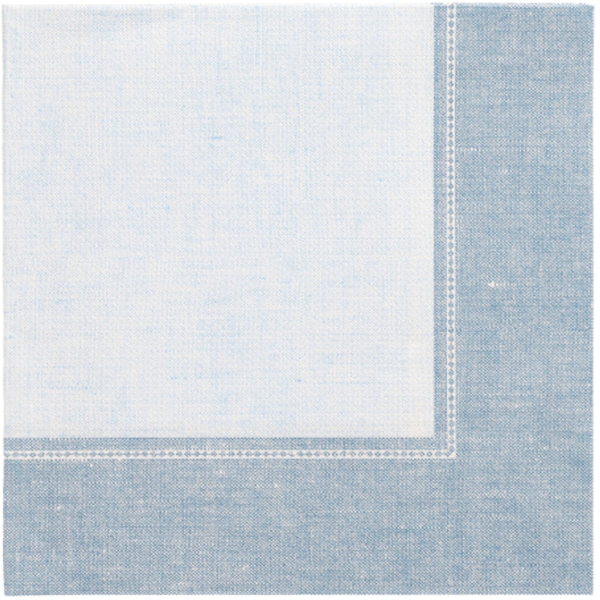 5x 50 Servetten ROYAL Collection 1/4 vouw 40 cm x 40 cm arctisch blauw Linum