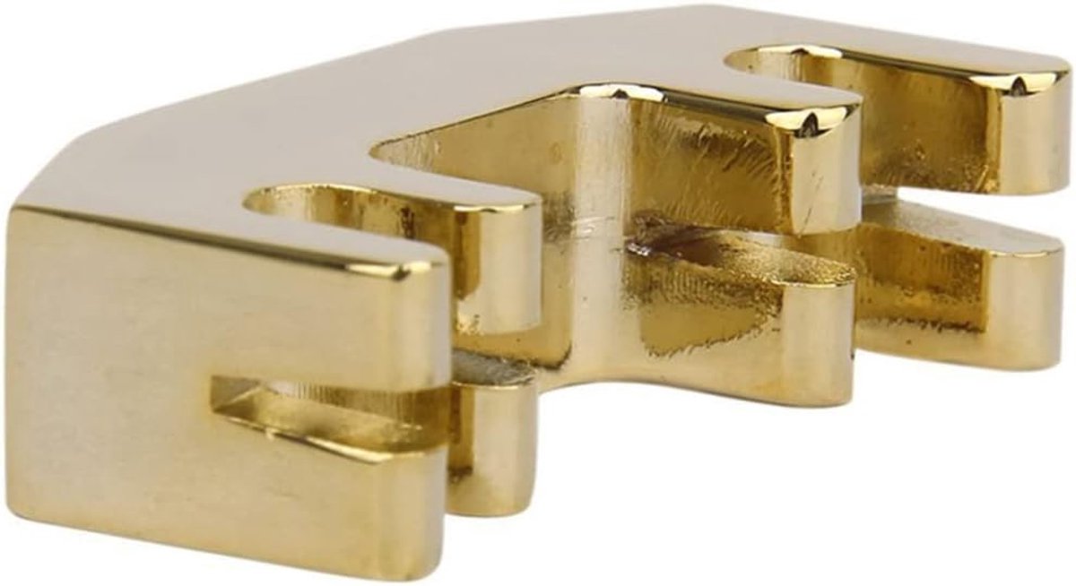 Viool Oefendemper - Stille Demper - Rustig Oefenen - Klauwvorm Ontwerp - 5 x 2.5 x 1.2 cm - Goud