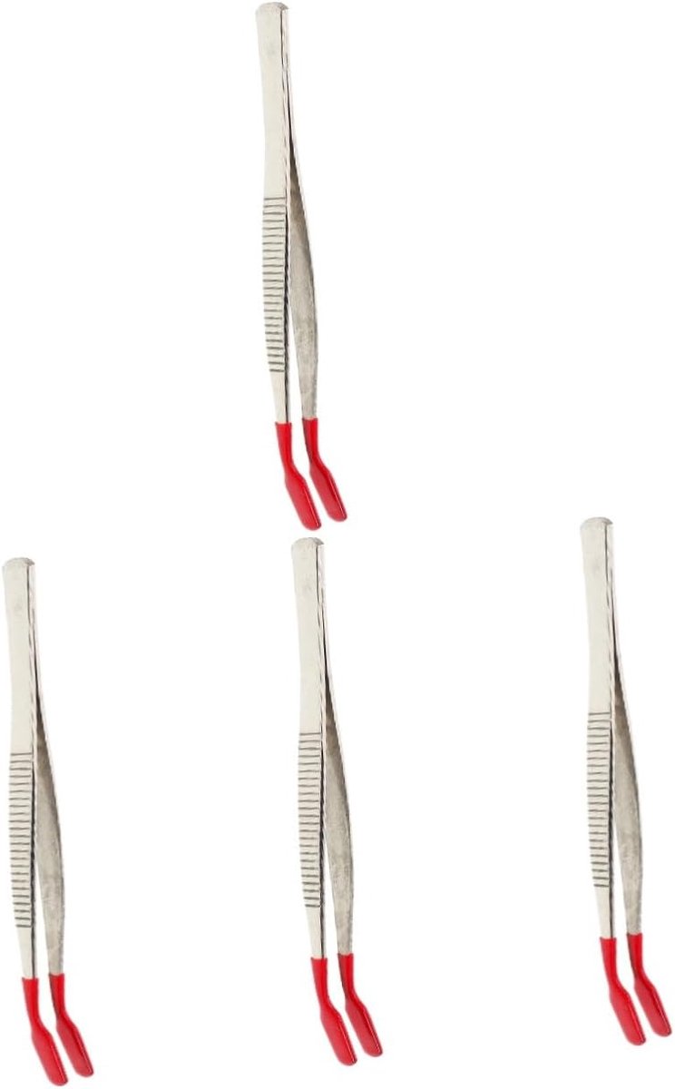 Pincet Set - Hobby Gereedschap - Precisiewerk Hobby - Roestvrij Staal - 10.4cm Lengte - Meerdere Kleuren