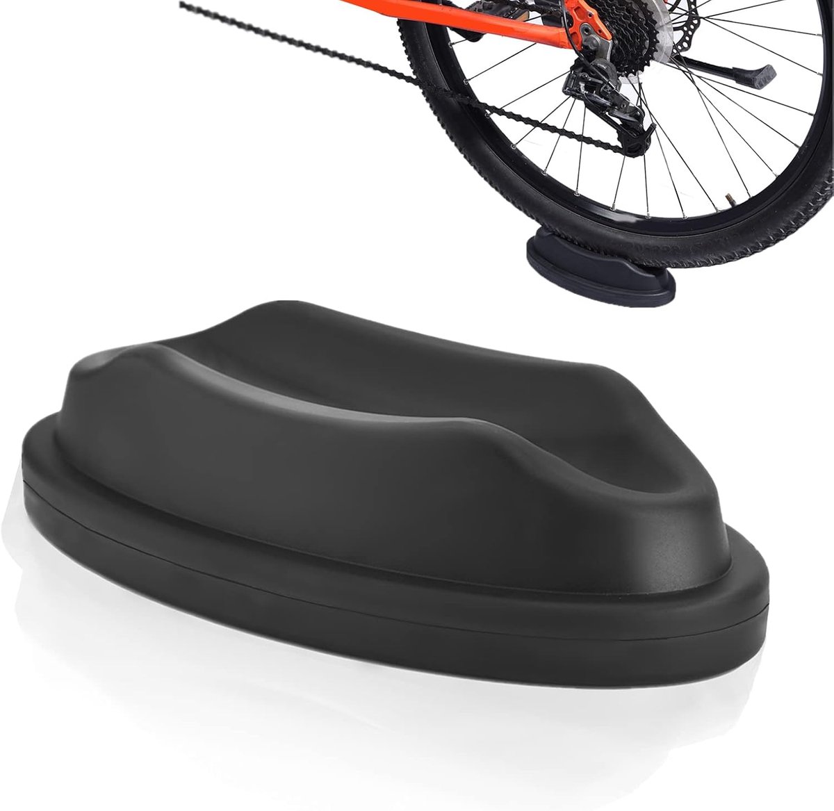 Fiets Opblok - Voorwiel Steun - Indoor Training - Anti-slip Voeten - Zwart