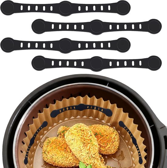 Airfryer magneten, bestand tegen hoge temperatuur, keukengadgets, hittebestendig, sterke hechting, eenvoudig te gebruiken bakaccessoireset, duurzaam hittebestendig ontwerp, compatibel met alle merken
