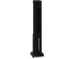 Klarstein luchtkoeler ventilator 5L waterkoeling draagbaar 75W stil voor kamers tot 30 m² met afstandsbediening