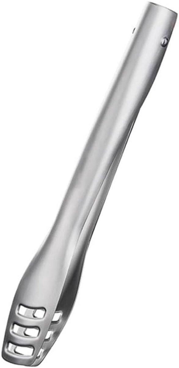 Barbecue Tang - Voedsel Klem - Grillen Buiten - Automatische Sluiting - Zilver