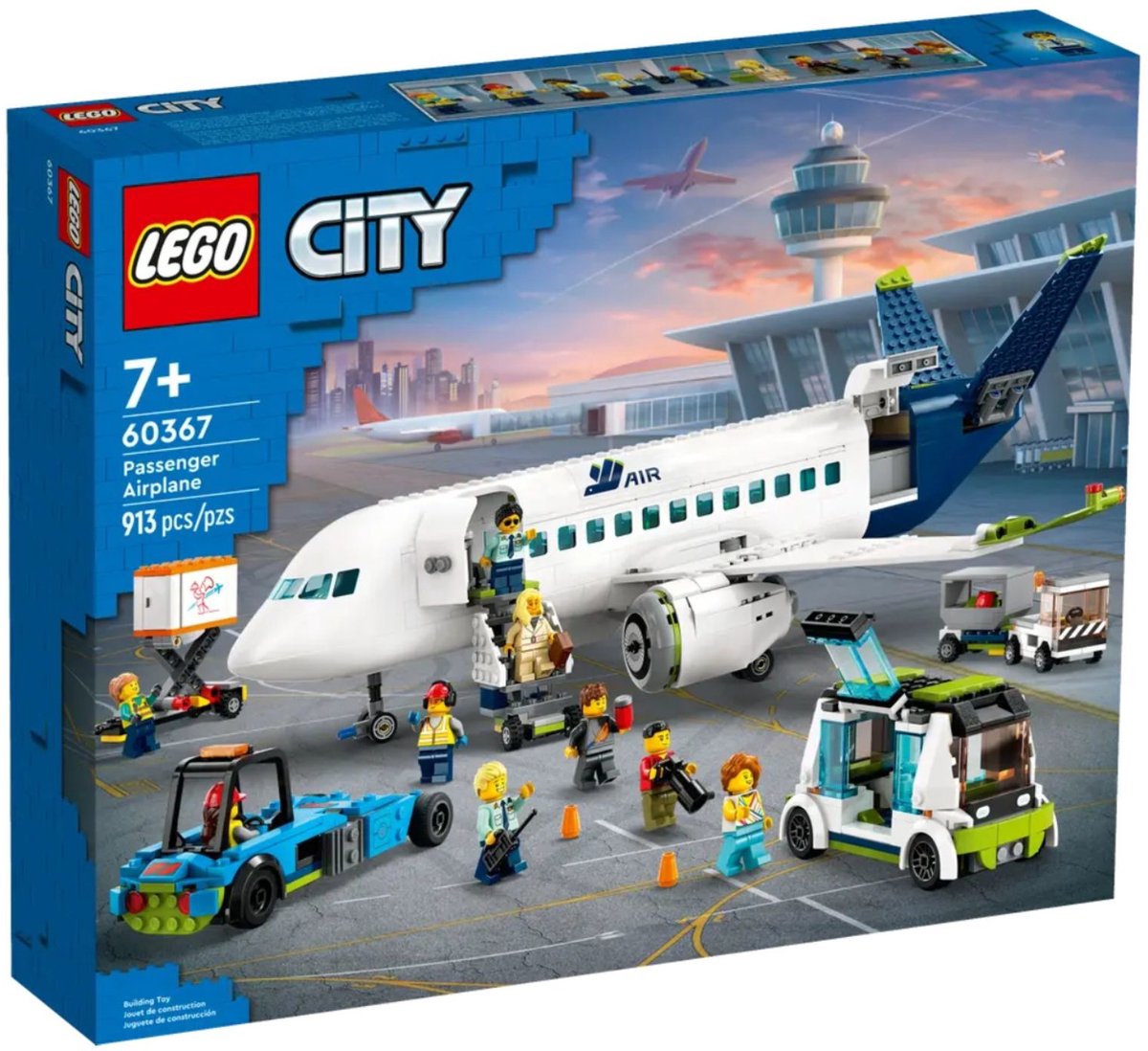 LEGO City Passagiersvliegtuig Vliegtuig Speelgoed Set - 60367 — afbeelding 18