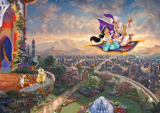 Schmidt puzzel Disney Aladdin 1000 stukjes karton.