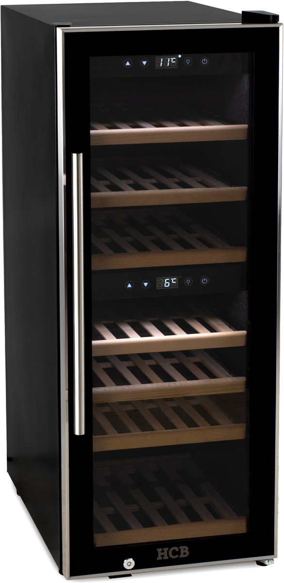 HCB - Professionele luxe Wijnkoelkast met 2 zones - 38 - afbeelding 3