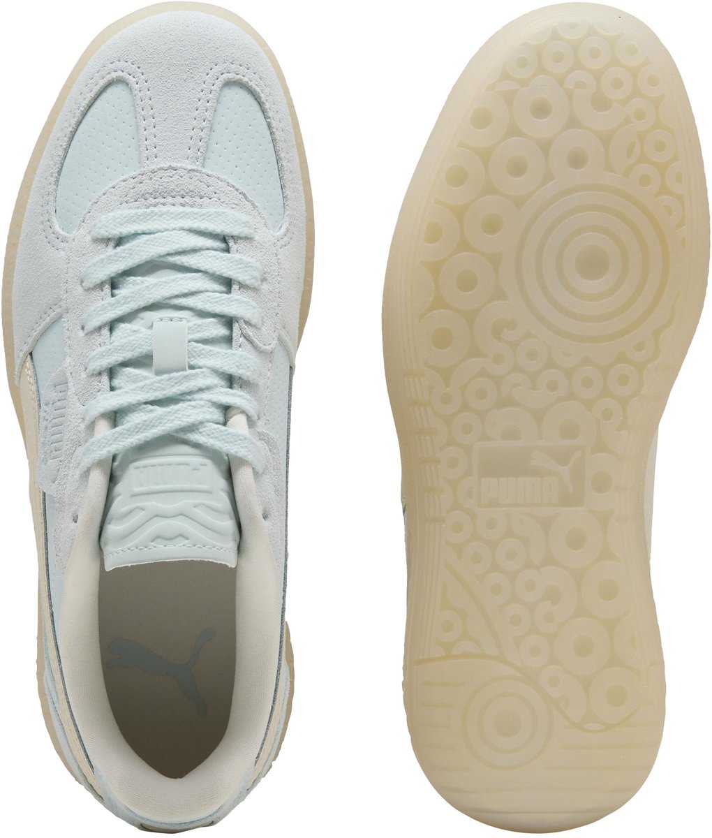 Milenio Tech L lage leren sneakers Sea Glass Frosted Ivoor