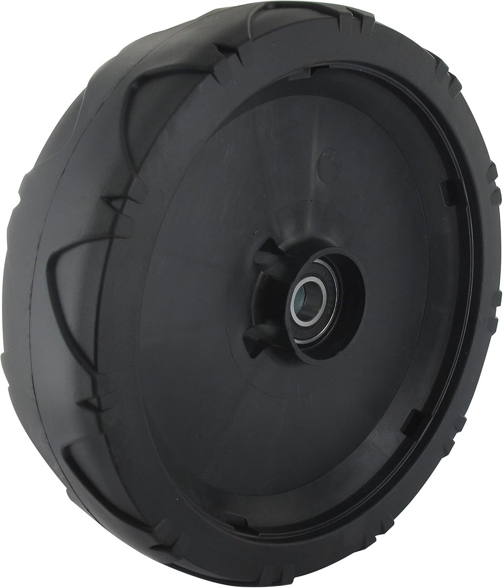 Grasmaaier Wiel - Reserveonderdeel - Gazon Onderhoud - Directe Vervanging - 18 cm Diameter - Zwart