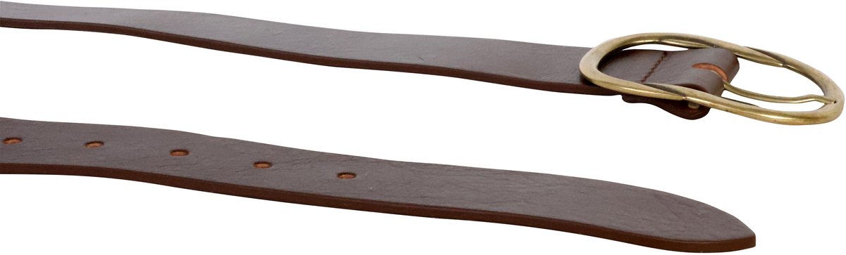 Kallista-leren riem met geschenkzakje