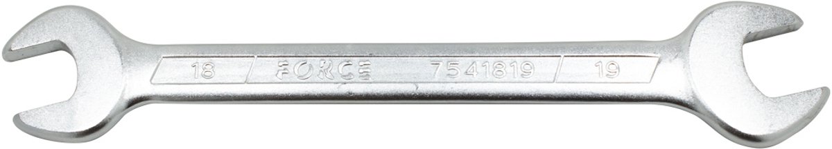 Forsage Cr-V Serie - Dubbelzijdige Steeksleutel - 18x19 mm - 220 mm - Cr-V Staal