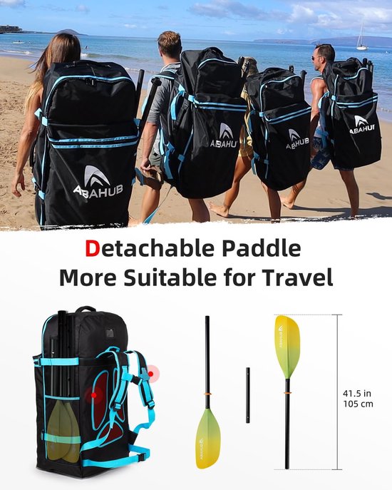 Kayak Paddle - Dubbele Peddel - Watersport - Verstelbaar 210-230cm - 3 Delen - Meerdere Kleuren — afbeelding 5