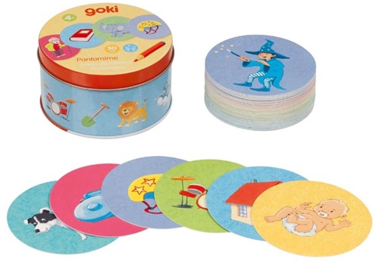 Gezelschapsspel: GEBARENSPEL H5,1xdiam.9cm, in een blikken doosje, karton, 4+ — cadeau in Partyspellen - foto 2