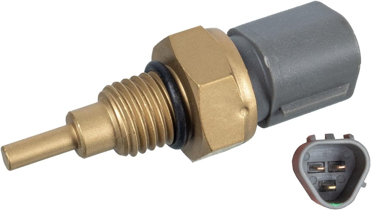 Koelmiddeltemperatuursensor - Temperatuursensor koelvloeistof - Motortemperatuur meten - Originele kwaliteit - 5.7 x 2.2 x 2.2 cm