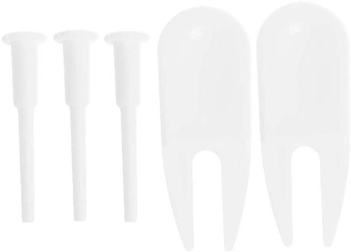 Yoga Bal Air Plug - Gym Bal Stopper - Bal Herstellen - Vervangende Stekkeradapter - 5.1 cm - Wit