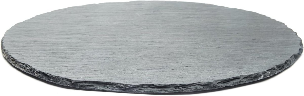 Kaasplank Leisteen - Serving Board - Hapjes Presenteren - Natuurlijke Steen - 30 cm - Zwart