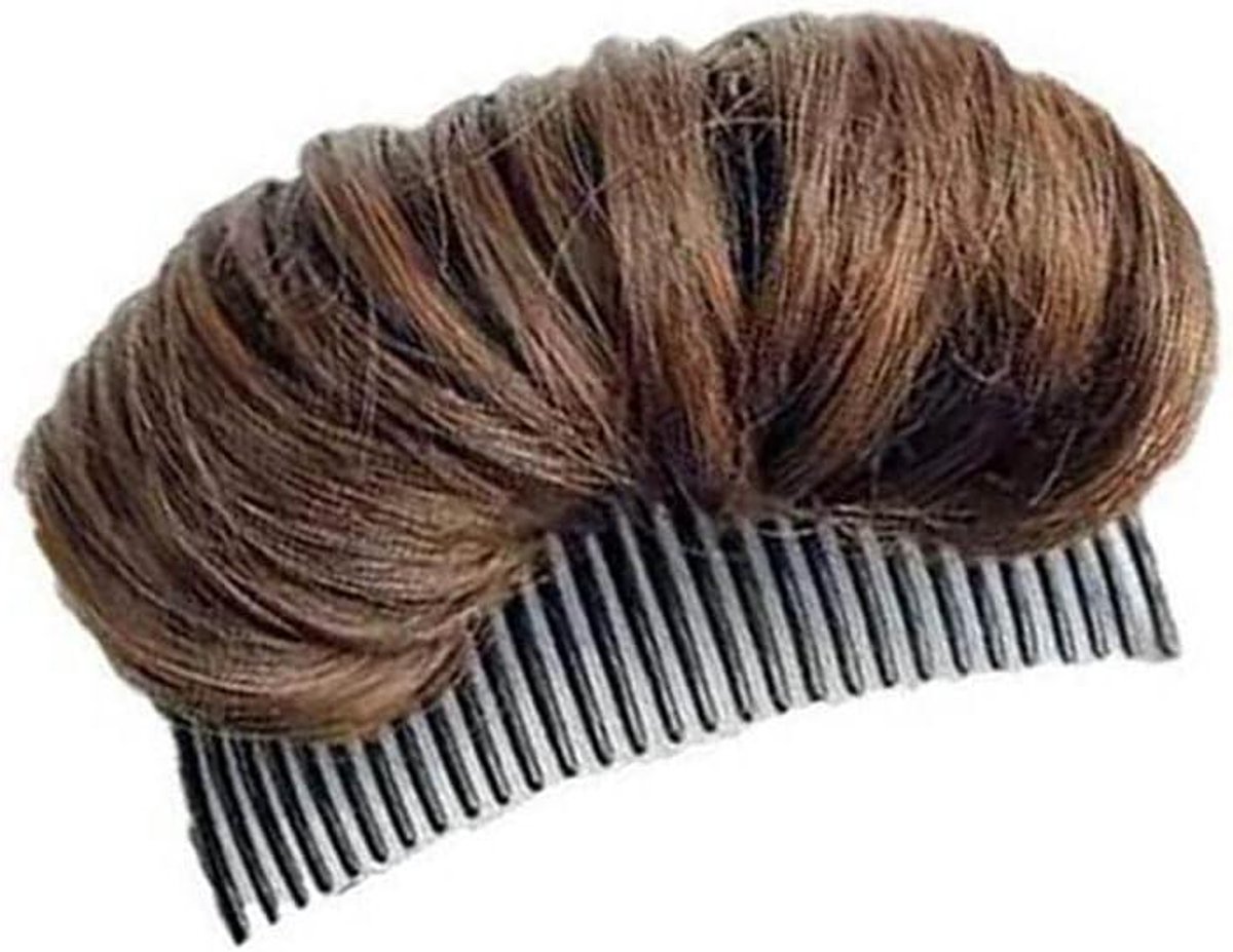 Haarknot Clip - Haar Pad - Haar Volume Creëren - Onzichtbaar Ontwerp - 1x1x1 cm - Lichtbruin