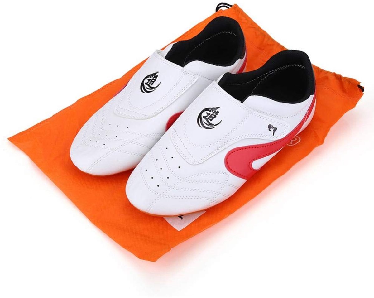 aladdien - Unisex Taekwondo Sneakers - Sportieve Martial Arts Schoenen - Rood - Voor Kinderen en Volwassenen - Comfortabel en Duurzaam