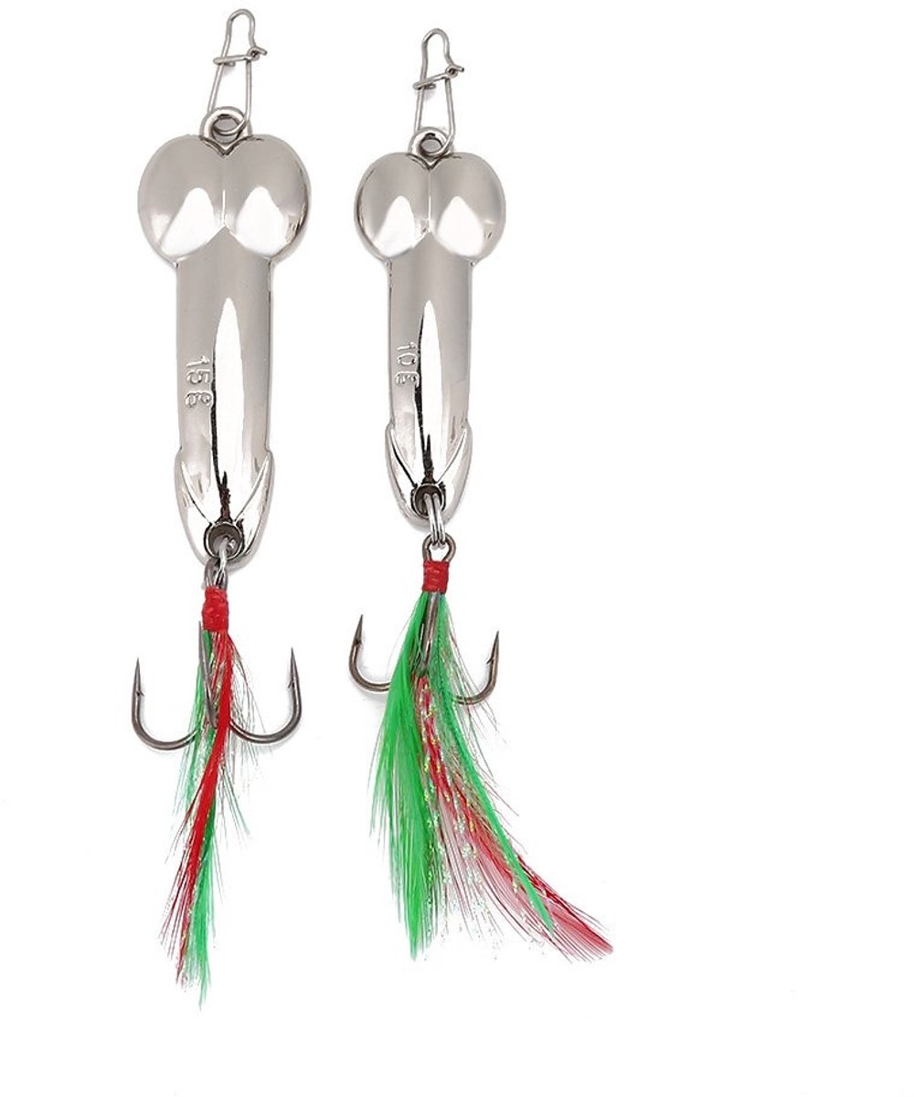 Store_7 - Vissen - Metaal Vissnoer - Effectieve Aas - Goud/Zilver - Visaccessoires - Geschikt voor zoet en zout water - 2 Stuks
