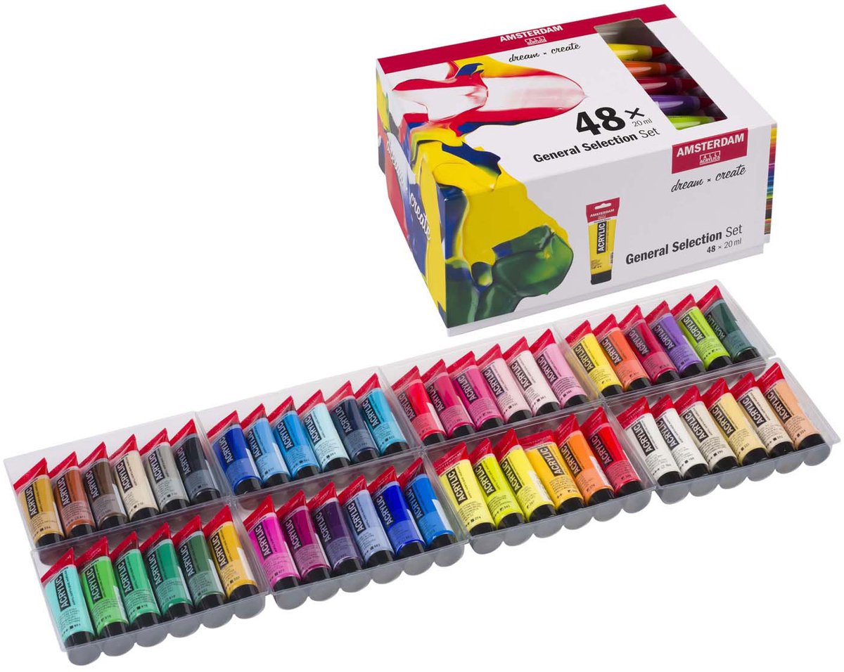 Amsterdam Standard Series acrylverf algemene selectie set | 48 × 20 ml — afbeelding 5