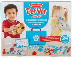 Melissa & Doug - Dierenarts speelset - 24-delig - Inclulsief opbergtas