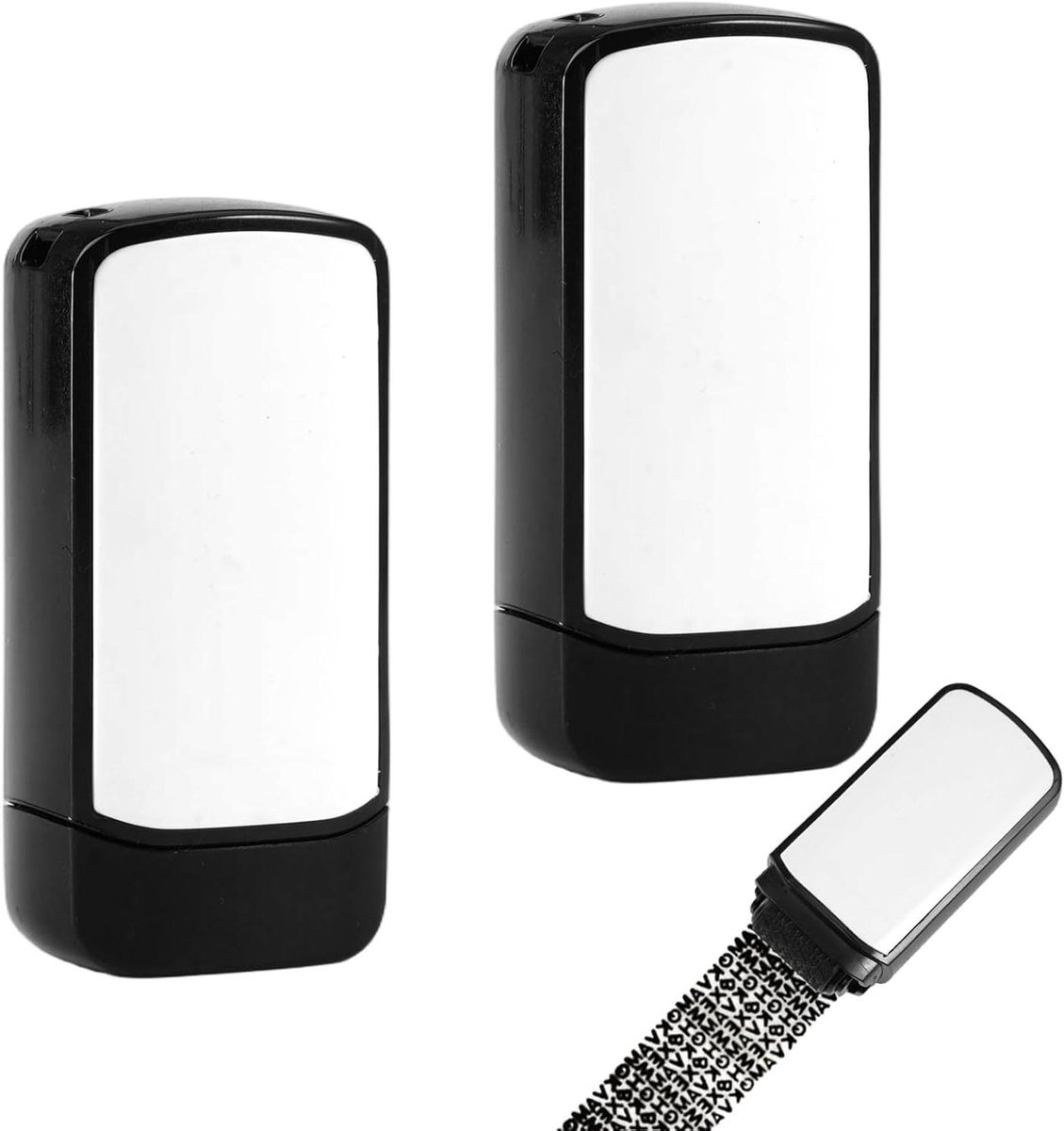 Stempelrollen Identiteitsbescherming - Privacy Roller Stempel - Gevoelige Informatie Verbergen - Groot Dekkingsgebied - 2 Stuks - Niet gespecificeerd