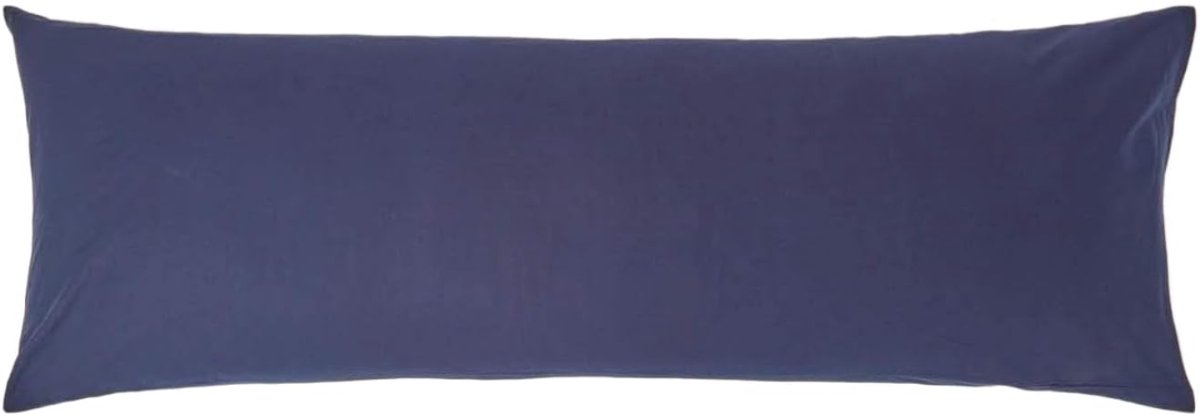 DnA® Kussensloop - Kussenhoes - Kussenbeschermer - Marineblauw - ‎140cm x 50cm x 1cm