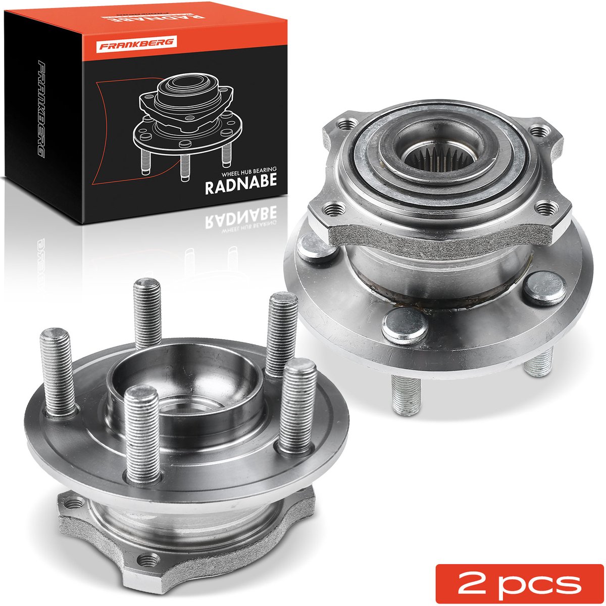 Frankberg 2x Wielnaaf Set Voor voor Jeep Grand Wagoneer
