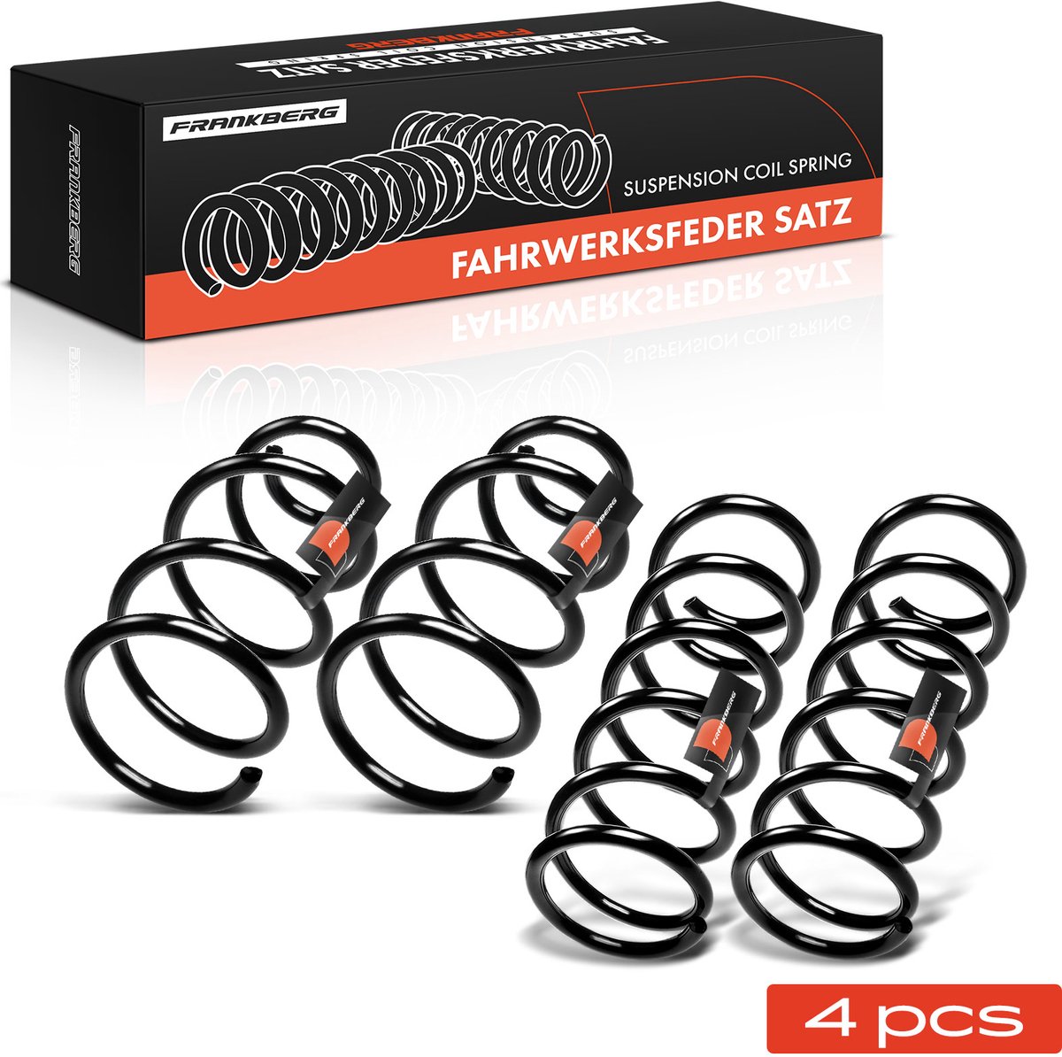 Frankberg 4x veer voor- en achteras voor Nissan Micra IV 2011-2016