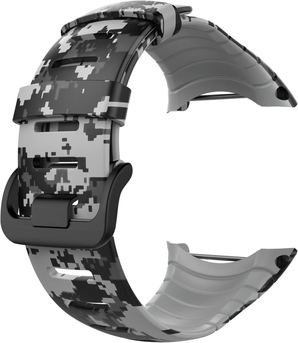 Vervangende Zachte Horlogeband voor Suunto Core met Metalen Sluiting, Geschikt voor Polsen van 14cm tot 23cm, Comfortabele en Duurzame Horlogeband voor Actieve Gebruikers