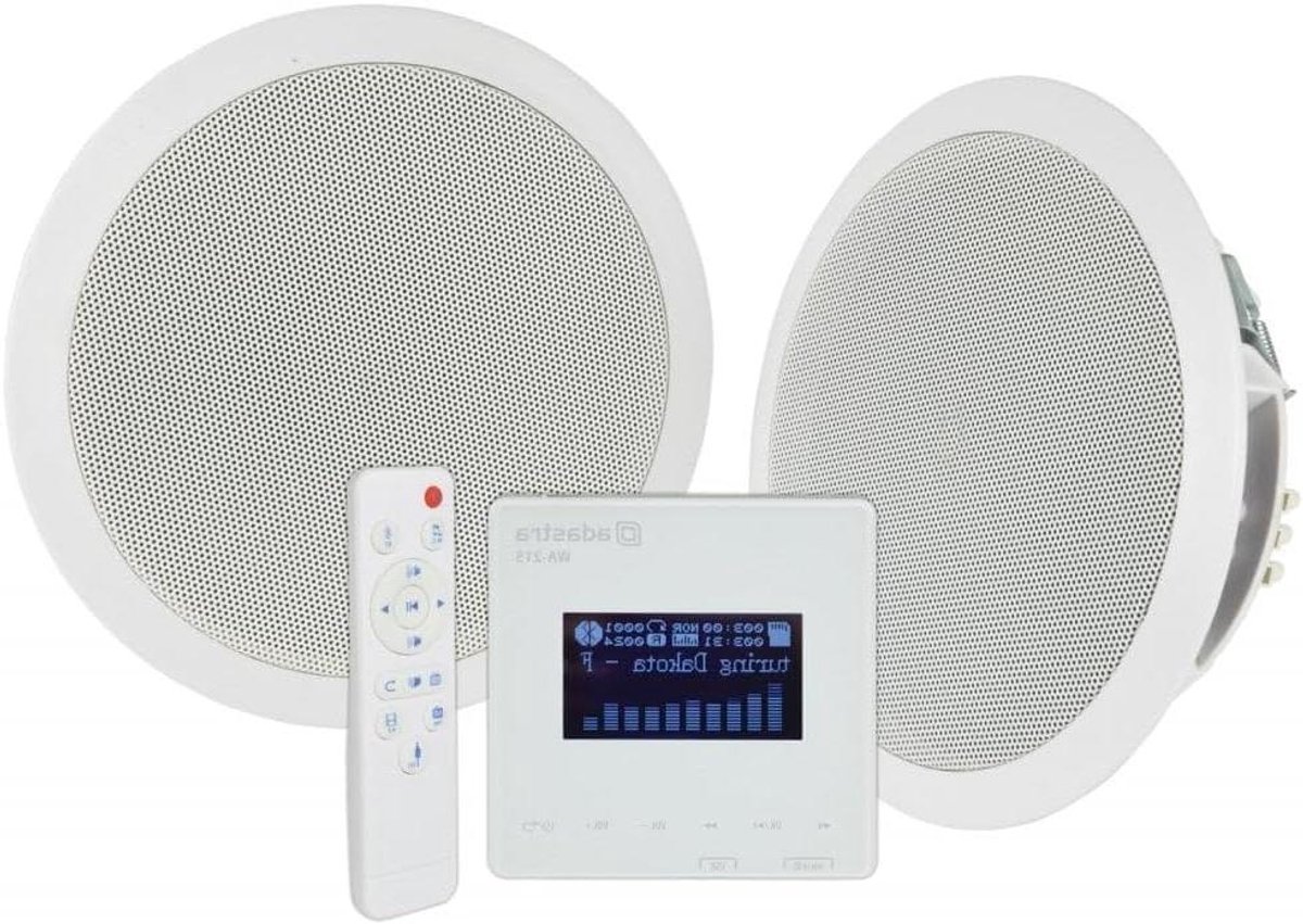 Audio Systeem - Stereo Systeem - Muziek Streamen - Inbouw Model - 30 Watt - Wit
