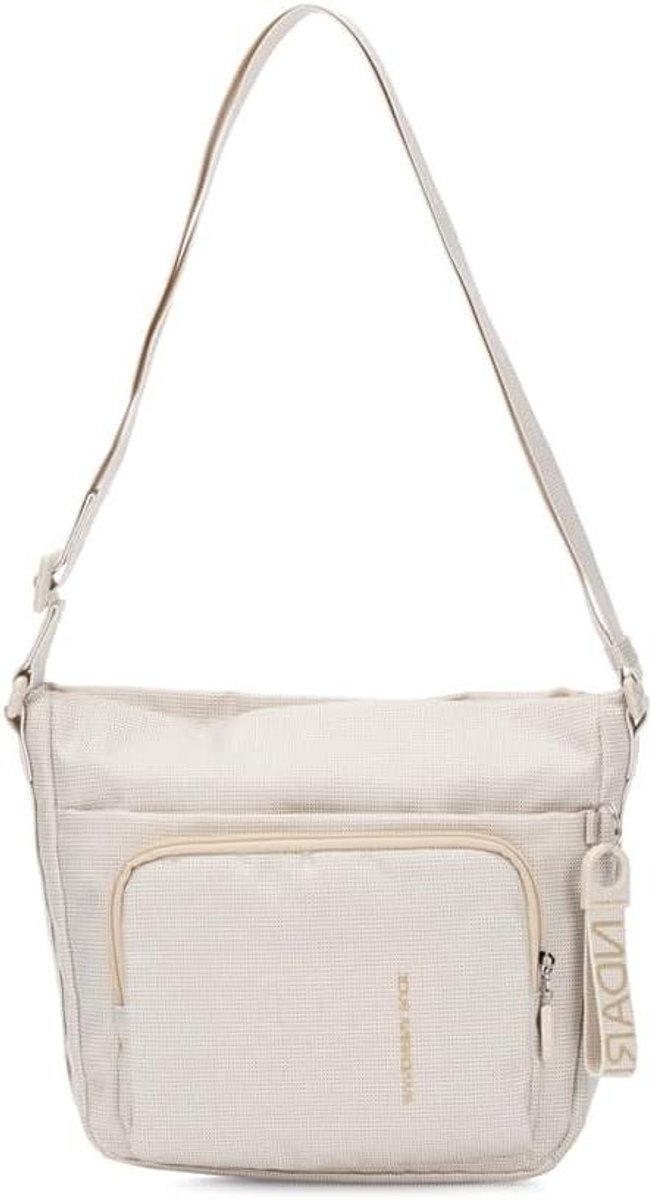 Crossover Tas - Schoudertas Dames - Dagelijks Gebruik - Zacht Mitrix Materiaal - 30 x 9 x 24 cm - Grijs