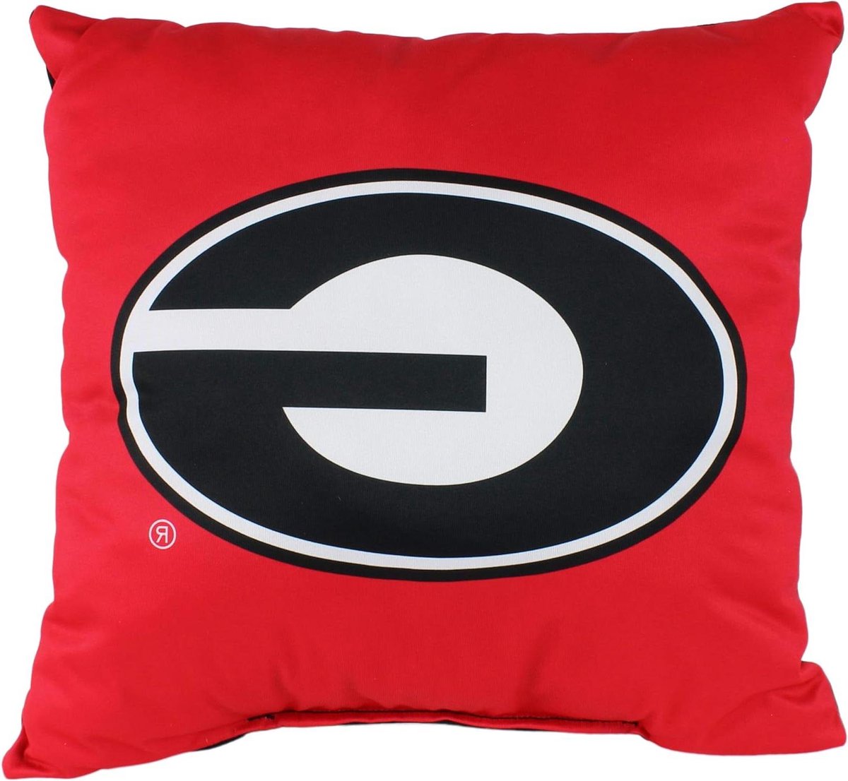 Decoratief Sierkussen - Kussenhoes Kussen - Woonkamer Decoratie - Dubbelzijdig Bedrukt - 40x40x15 cm - Georgia Bulldogs