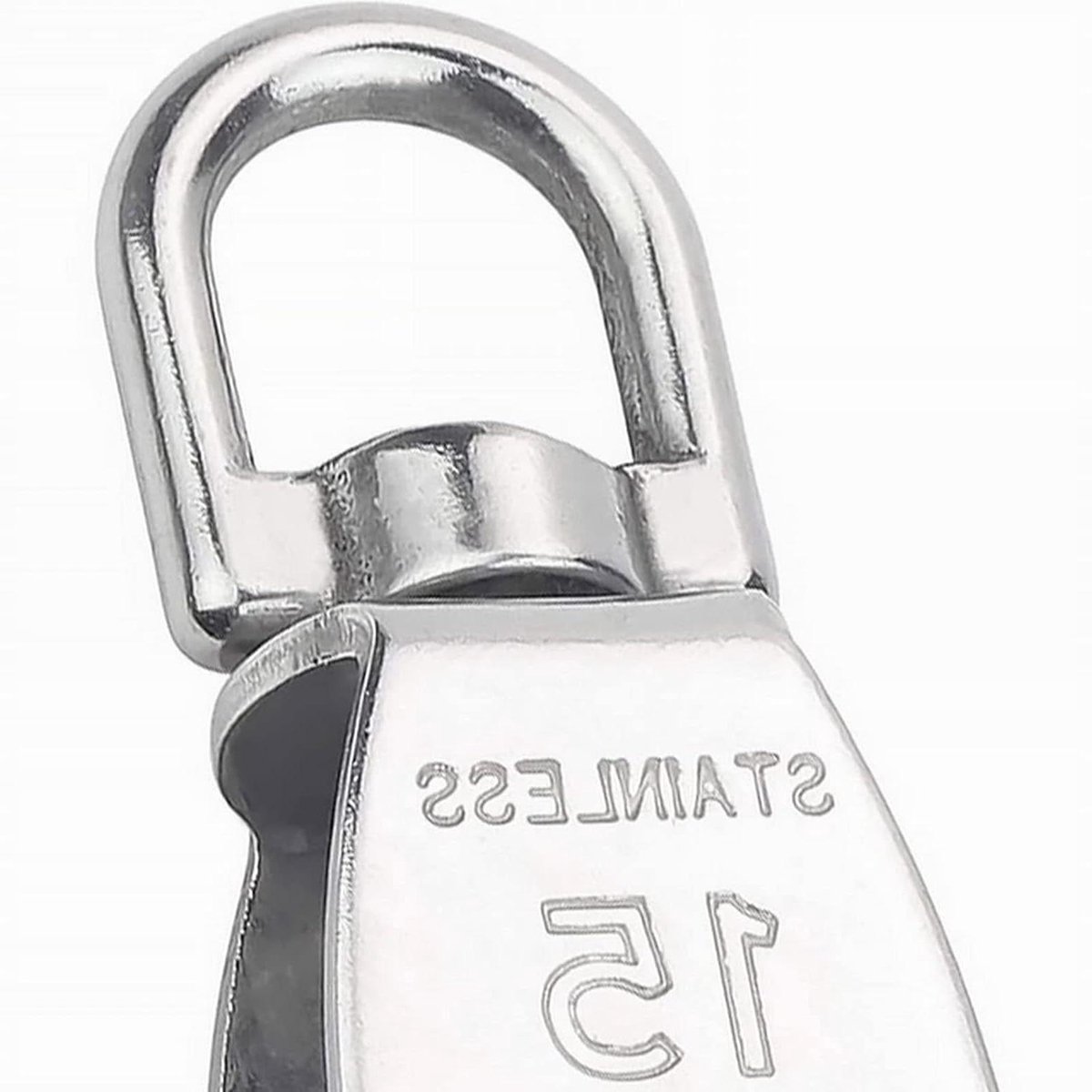 Enkele Katrol Staal - M15 Wiel Blok - Laden Verlichten - Roestvrij Staal 304 - M25 - Zilver