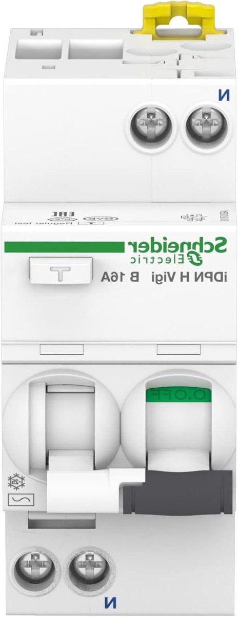 Stroomonderbreker - Aardlekschakelaar - Veilige Elektriciteit - Type A - 16A 30mA - Grijs