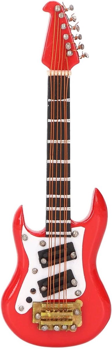 Magneet voor elektrische gitaar, stijlvolle decoratie van hoogwaardige hars en lindenhout voor metalen oppervlakken, perfect voor muziekliefhebbers en gitaarfans