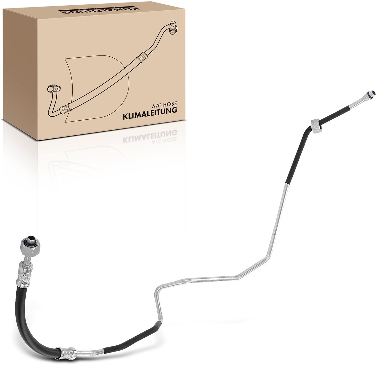 Frankberg 1x hogedrukleiding airco voor Audi A6 Avant 1.8L-2.8L