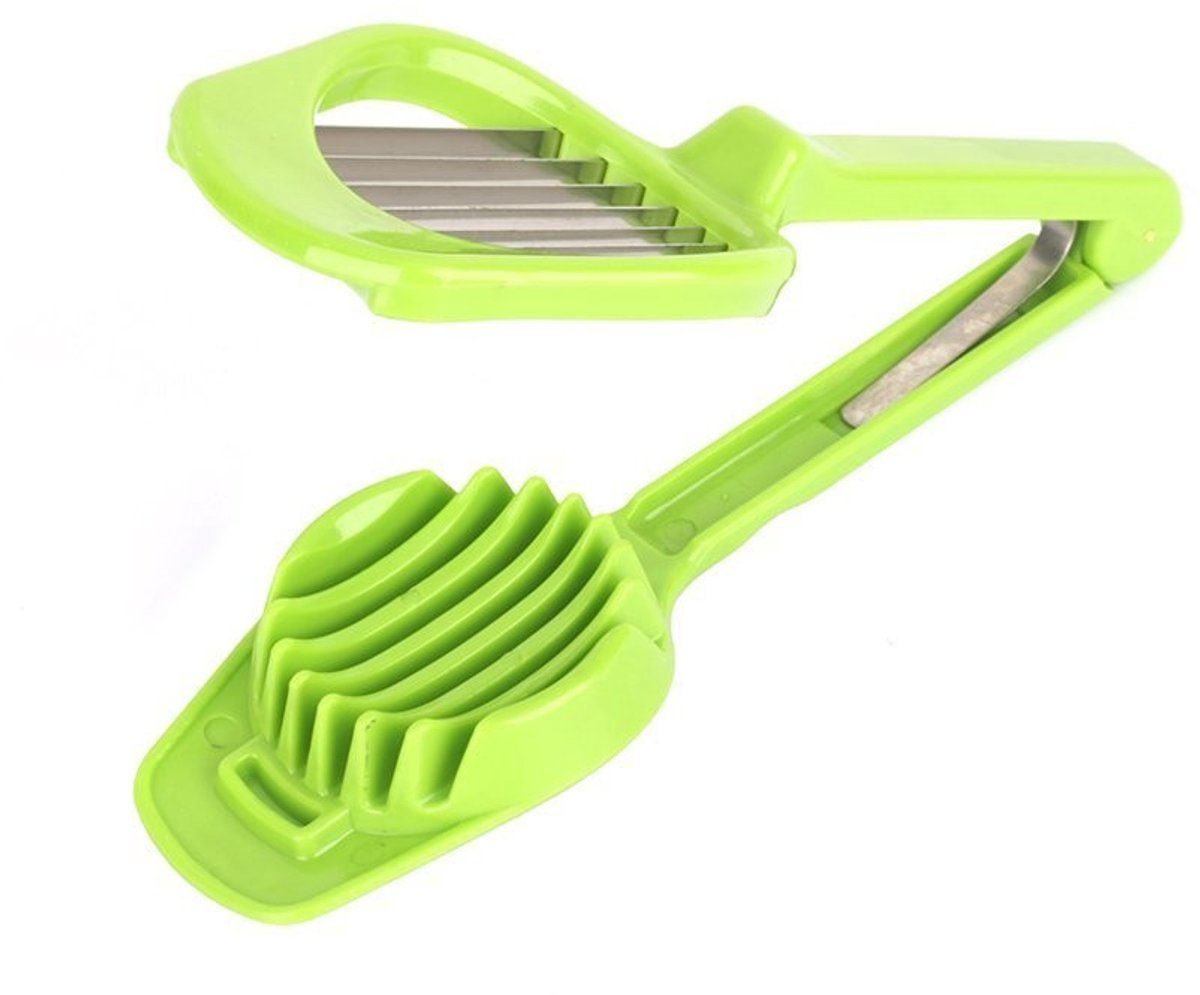 Golden crown - Egg Cutter - Groenten Snijder - Multifunctioneel Keukenaccessoire - Groen - Fruit Snijder - Eenvoudig en snel snijden - Geschikt voor e