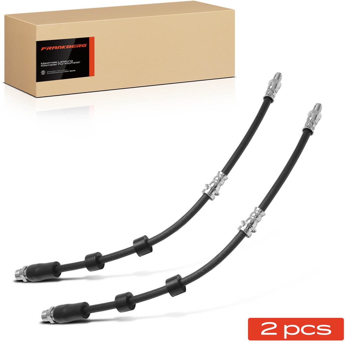 Frankberg 2x remslang voor voor BMW 3er Coupe 2005-2013