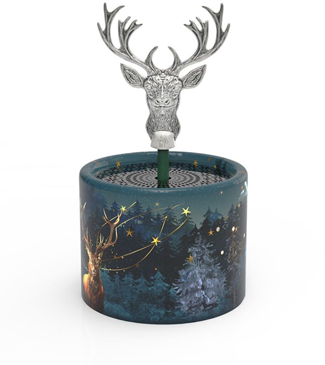 Belle Lurette muziekdoosje hert Stille Nacht decoratief cadeau.