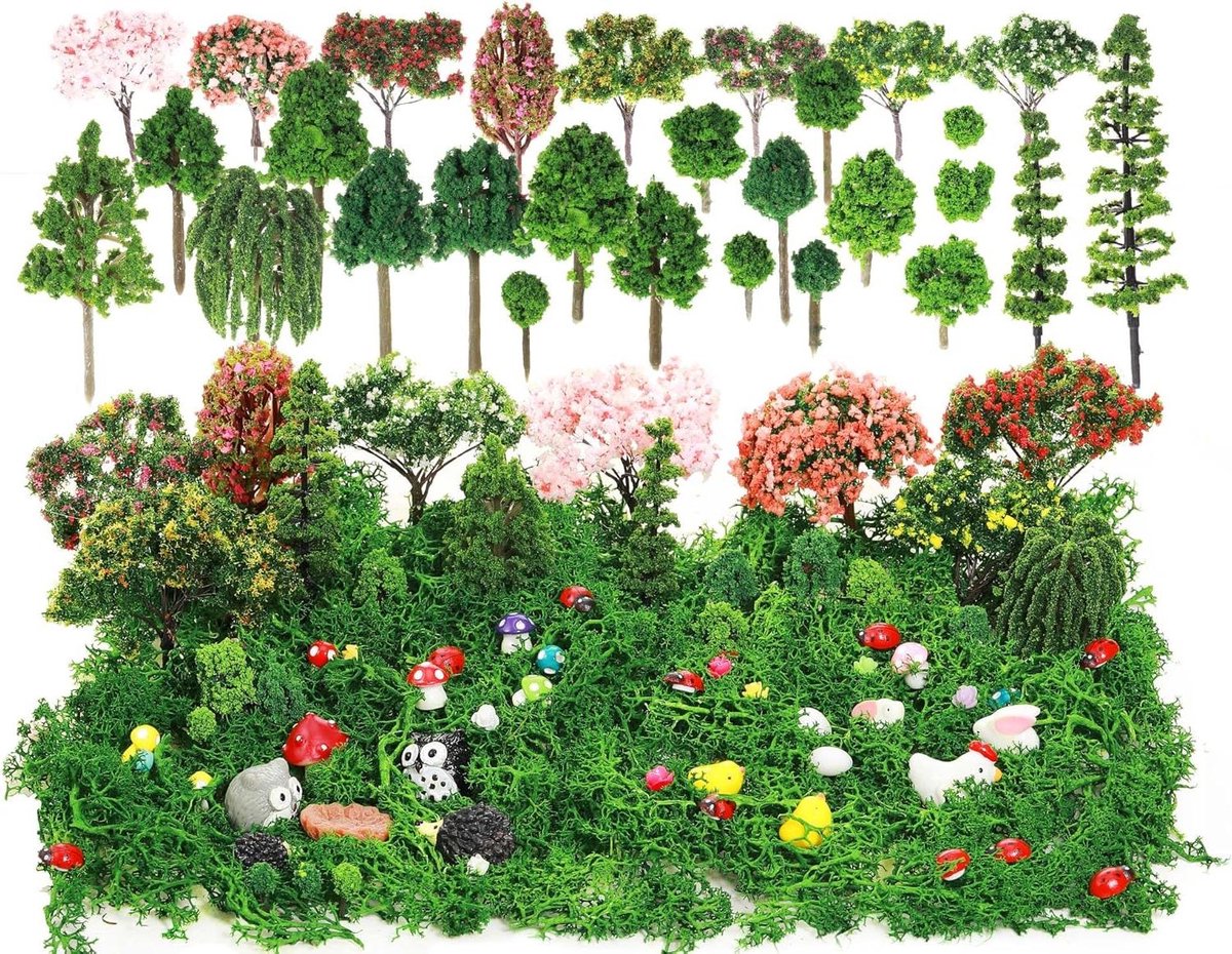 Miniatuur Tuin Accessoires - Fairy Garden Set - Mini Tuinen Creëren - Natuurlijke en Realistische Vormgeving