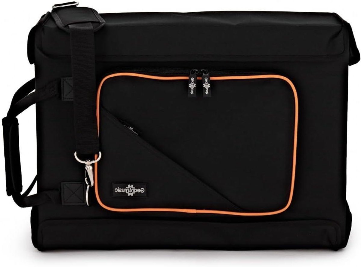 Rackkoffer - Opbergkoffer Flightcase - Apparatuur Transport - Hard Frame - 2U 19 inch - Zwart
