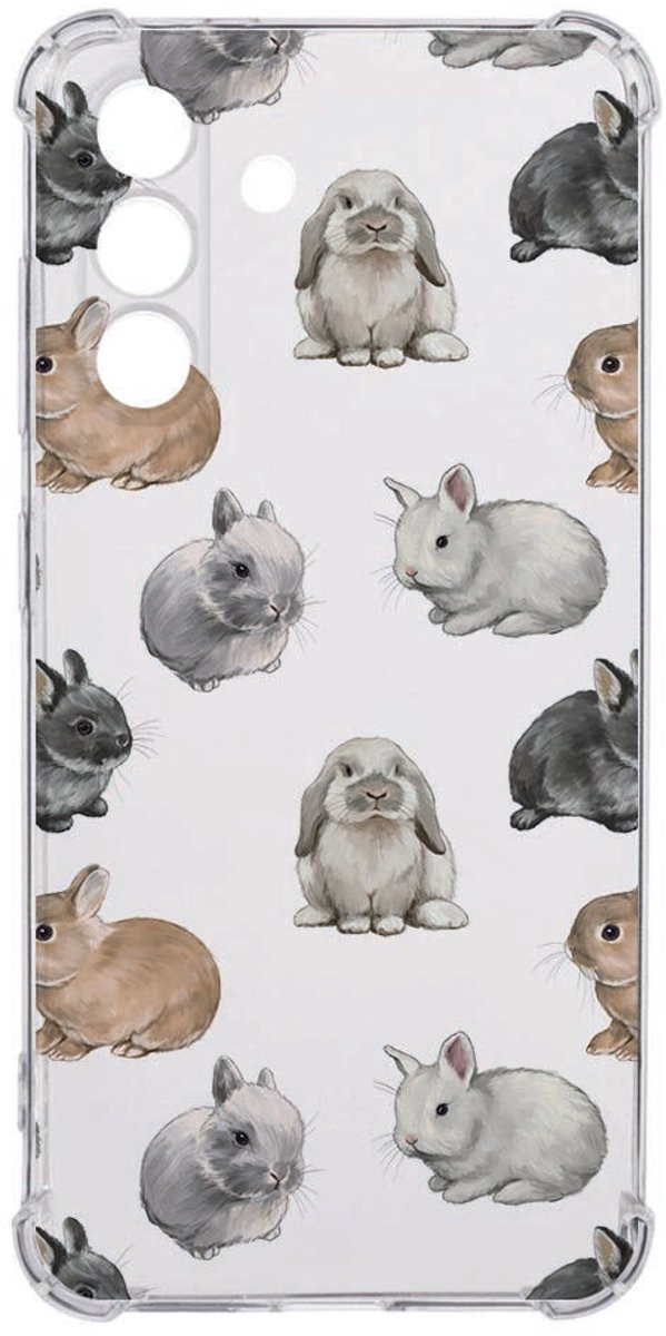 Samsung Galaxy A36 Back Cover - Konijntjes TPU Antishock