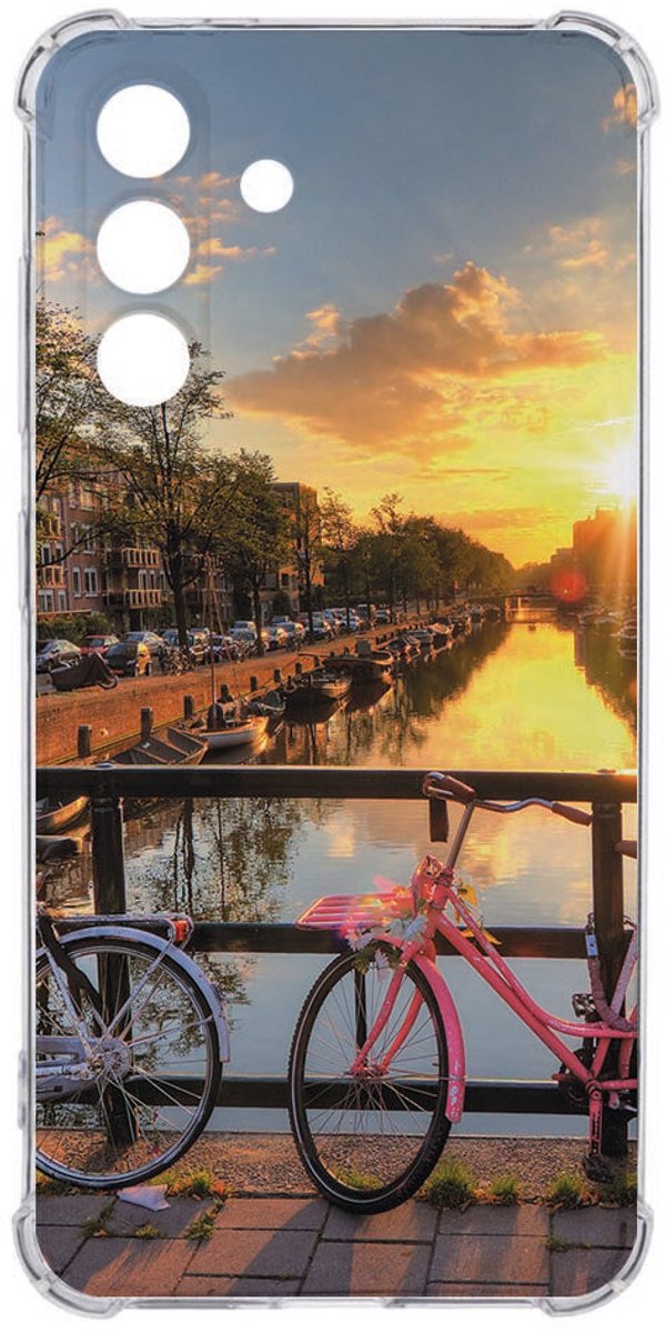 Samsung Galaxy A36 Back Cover - Amsterdamse Grachten TPU Shockproof