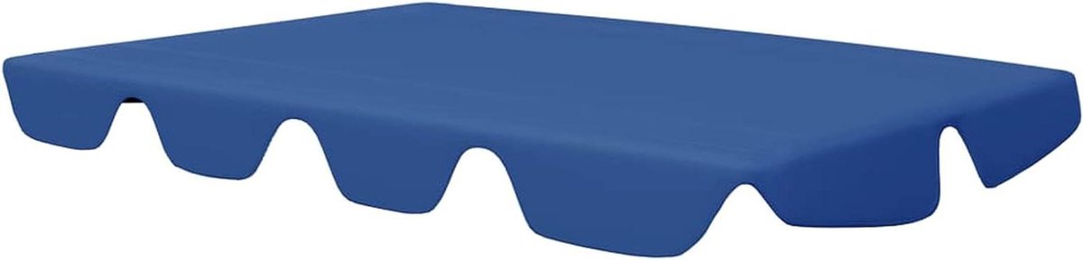 Schommelbank Dak - Reserve dak luifel - Bescherming tegen zon - Waterdichte PVC coating - 210 x 146 cm - Blauw