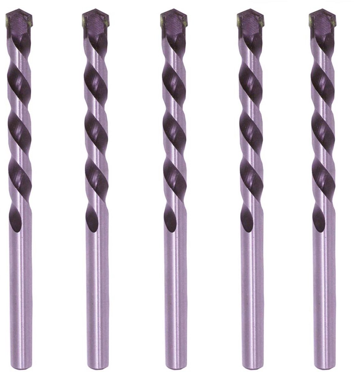 Metselwerk Boor - Betonboor Steenboor - Metselwerk Boren - Sterke Carbide Tip - 5 Stuks - Zwart Wit