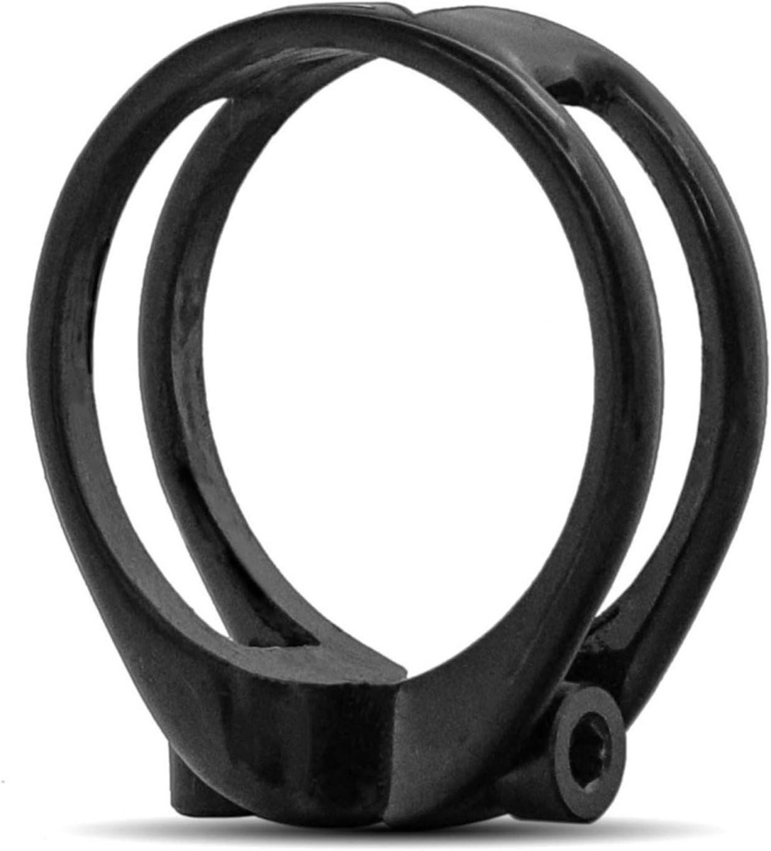 Zadelpen Klem - Buisklem Fiets - Fiets Gewicht Reduceren - Ultralicht Koolstofvezel - 31.8/34.9mm - Zwart