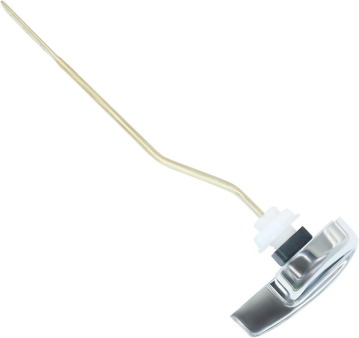 Vervangingsset Toilethandgreep - Toilet Hendel Tank - Toilet Spoelen Repareren - Universele Zijmontage - 26.4 x 7.6 cm - Chroom
