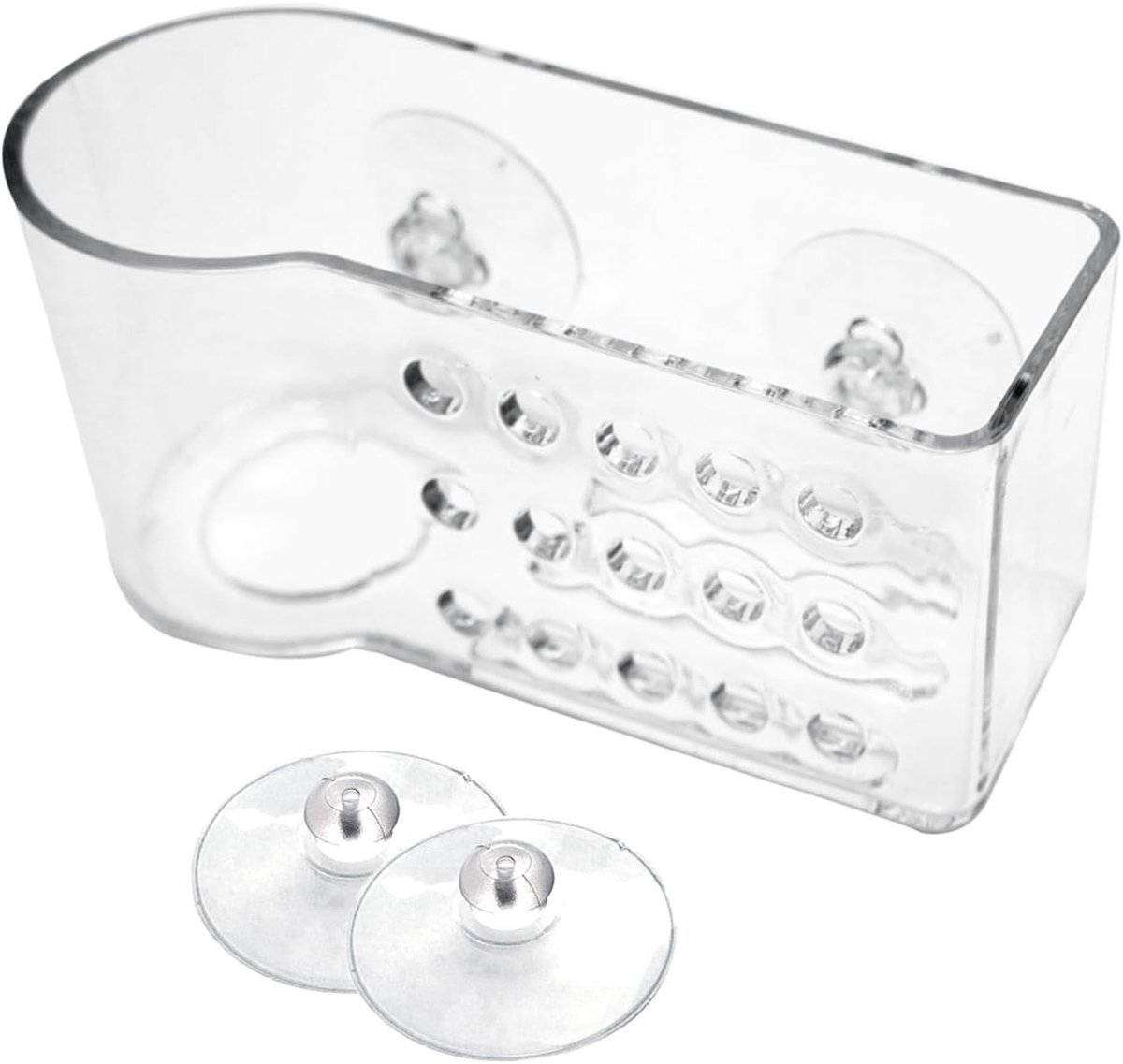 Gootsteen Organizer - Spons Borstel Houder - Keuken Opbergen - Met Drainage Gaten