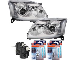 Koplampen Set - Autolampen Set - Auto Verlichting - Halogeen H7 H1 - Links Rechts - Chroom